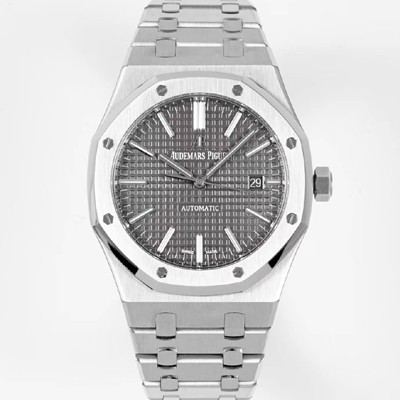 SA급 오데마피게 남성용 하이엔드 로얄오크 15400ST.OO.1220ST.04 오토매틱 Cal.3120타입 41mm 그레이 와플 다이얼 aud6565 xx