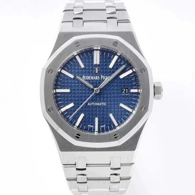 SA급 오데마피게 남성용 하이엔드 로얄오크 15400ST.OO.1220ST.03 오토매틱 Cal.3120타입 41mm 블루 와플 다이얼 aud6564 xx