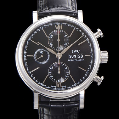 SA급 아이더블유씨 남성용 포르토피노 IW391008 오토매틱 무브먼트 42미리 블랙 다이얼 IWC71016 xx