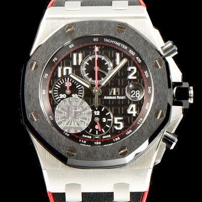 SA급 오데마피게 남성용 NEW 최고급형!!로얄오크 오프쇼어 26470SO.OO.A002CA.01 리미티드 에디션 크로노그래프 블랙 와플 다이얼 오토매틱 무브먼트 AUD0140 xx