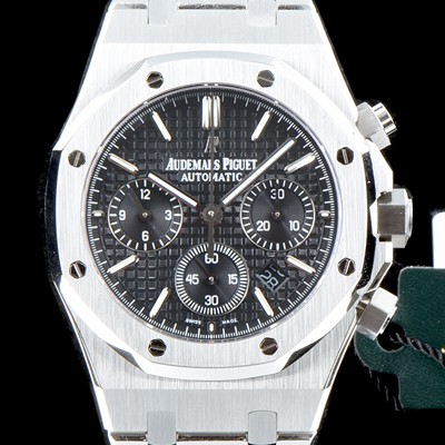 SA급 오데마피게 남성용 신상 업데이트! 로얄오크 오프쇼어 26320ST.OO.1220ST.01 크로노그래프 블랙 와플 다이얼 브레이슬릿 오토매틱 무브먼트 AUD0202 xx