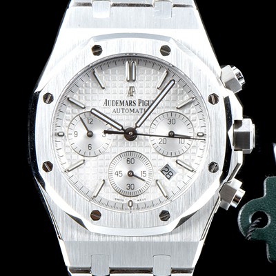 SA급 오데마피게 남성용 신상 업데이트! 로얄오크 오프쇼어 26320ST.OO.1220ST.02 크로노그래프 실버 와플 다이얼 브레이슬릿 오토매틱 무브먼트 AUD0200 xx