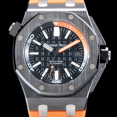 SA급 오데마피게 남성용 로얄오크 오프쇼어 15707CE.OO.A002CA.01 블랙 다이얼 오토매틱 무브먼트 AUD0450 xx