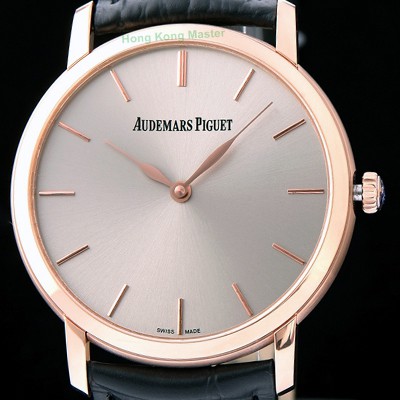SA급 오데마피게 남성용 줄스 오데마 15180OR.OO.A088CR.01 18K로즈골드 케이스 그레이 실버 다이얼 오토매틱 무브먼트 AUD0412 xx