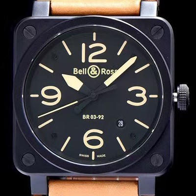 SA급 벨엔로스 남성용 에비에이션 블랙다이얼 오토메틱 BEL4200 xx