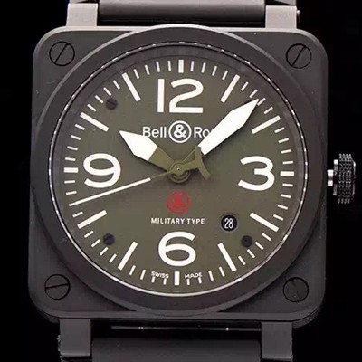 SA급 벨엔로스 남성용 에비에이션 밀리터리 타입 지아이조 오토메틱 그린다이얼 BEL4210 xx