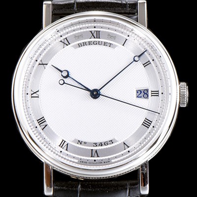 SA급 브레게 남성용 클래식 No.3463 최신버전 업그레이드형 5177BB/15/9V6 실버 텍스쳐드 다이얼 오토매틱 무브먼트 BRG0440 xx