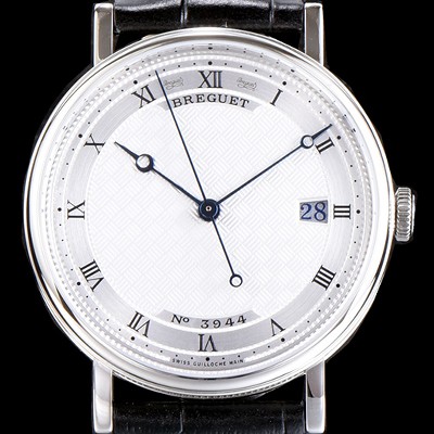 SA급 브레게 남성용 클래식 No.3944 최신버전 업그레이드형 5177BB/12/9V6 실버 텍스쳐드 다이얼 오토매틱 무브먼트 BRG0443 xx