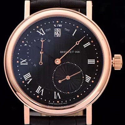 SA급 브레게 남성용 오토매틱 998 시리즈 블랙다이얼 BRG4201 xx