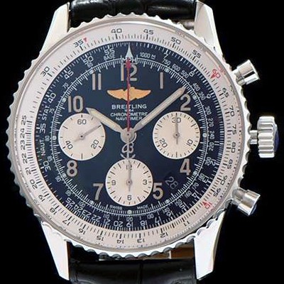 SA급 브라이틀링 남성용 네이비타이머 크로노그래프 블랙 다이얼 오토매틱 무브먼트 BRE0241 xx