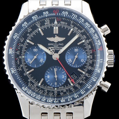 SA급 브라이틀링 남성용 스틸-브레슬릿 모델 UP!! AB012116/BE09 