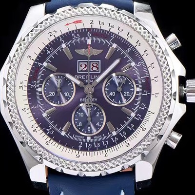 SA급 브라이틀링 남성용 밴틀리 6.75 빅데이트 블루 다이얼 BRE4200 xx