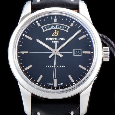 SA급 브라이틀링 남성용 뉴 라인 트랜스오션V7 데이데이트모델!! A4531012/BB69/435X/A20BA.1 블랙 다이얼 오토매틱 무브먼트 BRE0201 xx