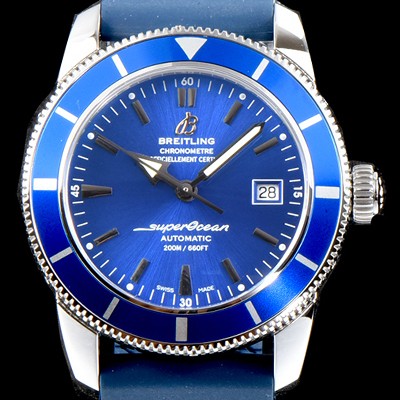 SA급 브라이틀링 남성용 데일리워치 베스트!!슈퍼오션II AB2020161C1S1 헤리티지 블루 다이얼 스위스 ETA 2824-A2 무브먼트 BRE0210 xx