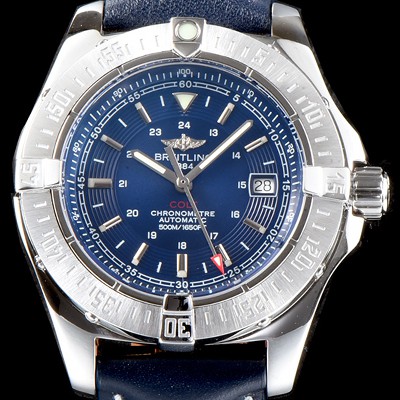 SA급 브라이틀링 남성용 콜트 블루 다이얼 오토매틱 무브먼트 BRE0210 xx