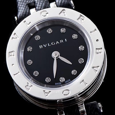 SA급 불가리 여성용 비 제로원 블랙 다이얼 쿼츠 무브먼트 BVL4202 xx
