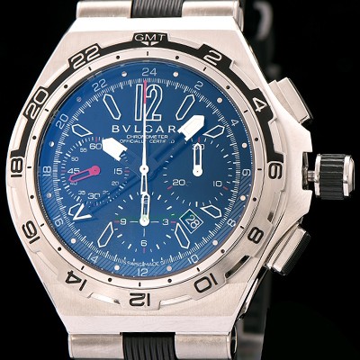 SA급 불가리 남성용 디아고노 프로페셔날 엑스-프로 지엠티 블랙다이얼 BVL4220 xx