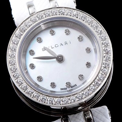 SA급 불가리 여성용 비 제로원 화이트 다이얼 쿼츠 무브먼트 BVL4204 xx