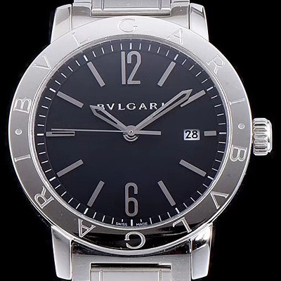 SA급 불가리 남성용 소티리오 불가리 9015 오토매틱 무브먼트 블랙다이얼 BVL4210 xx