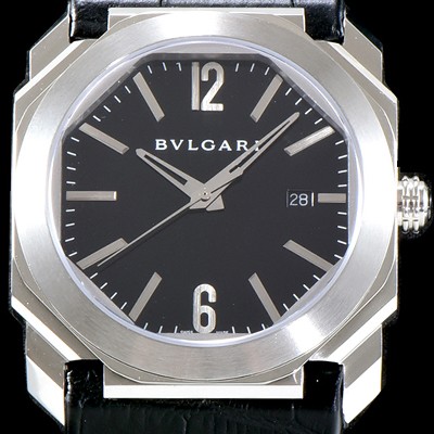 SA급 불가리 남성용 옥토 블랙 다이얼 오토매틱 무브먼트 BVL4210 xx