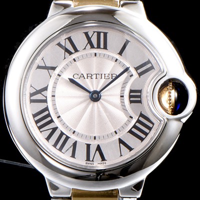 SA급 까르띠에 남성용 발롱블루 드 까르띠에 W69008Z3 28-33-36mm 사이즈 18k 옐로골드 투톤 콤비 화이트 실버 썬더스트 다이얼 브레이슬릿 스위스 정품 쿼츠 무브먼트 CAR0020 xx