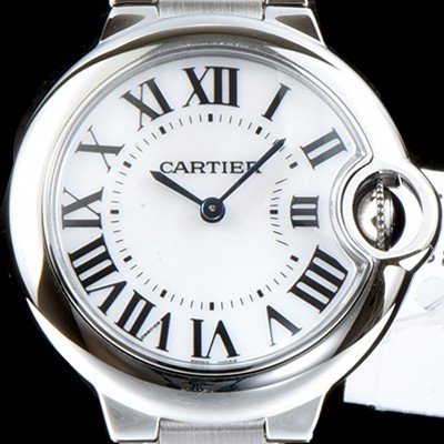 SA급 까르띠에 남성용 발롱블루 드 까르띠에 W6920084 28-33-36mm 사이즈 화이트 다이얼 브레이슬릿 스위스 정품 쿼츠 무브먼트 CAR0040 xx