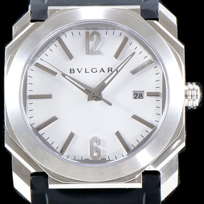 SA급 불가리 남성용 옥토 베스트에디션 화이트 다이얼 오토매틱 무브먼트 BVL4304 xx