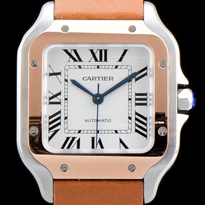 SA급 까르띠에 남성용 산토스 드 까르띠 W2SA0007 