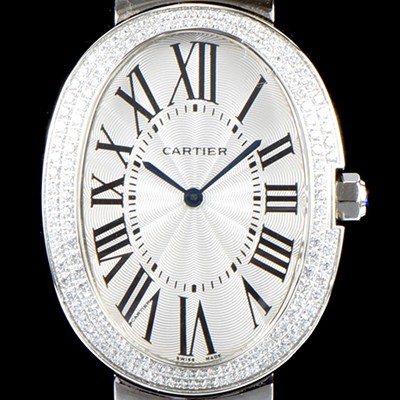 SA급 까르띠에 여성용 베누아 워치 WB520010 라지 모델 1:1 수공 맞물림형식 최상급 쥬얼셋팅 화이트 다이얼 스위스 쿼츠 무브먼트 CAR0050 xx