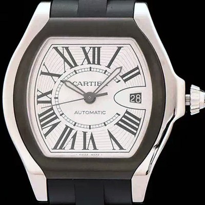 SA급 까르띠에 남성용 로드스터 스위스 2824 무브먼트 화이트 다이얼 CAR0310 xx