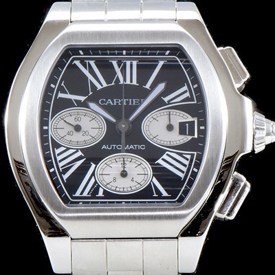 SA급 까르띠에 남성용 로드스터 크로노그래프 블랙다이얼 CAR0302 xx