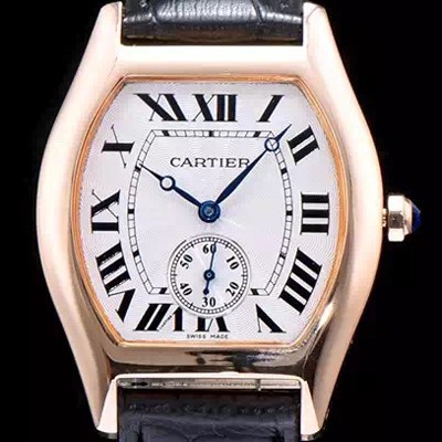SA급 까르띠에 남성용 토르튜 화이트 다이얼 오토매틱 무브먼트 CAR0542 xx