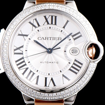 SA급 까르띠에 남성용 2019신상 발롱블루 42mm 다이아몬드 베젤 ETA2824-2 오토매틱 무브먼트 CAR0142 xx