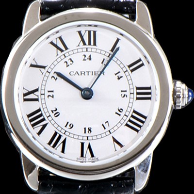 SA급 까르띠에 여성용 솔로 드 까르띠에 W6700155 화이트 다이얼 쿼츠 무브먼트 CAR0514 xx
