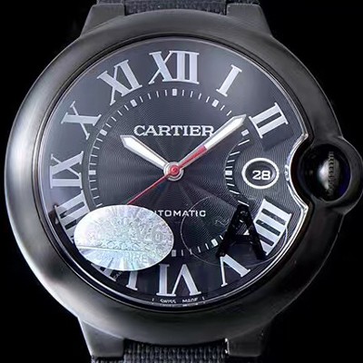SA급 까르띠에 남여공용 발롱블루 WSBB0015 블랙 다이얼 오토매틱 무브먼트 CAR0100 xx