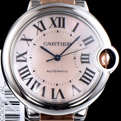 SA급 까르띠에 남여공용 2019신상 발롱블루 W6920046 36mm 핑크 자게 다이얼 오토매틱 무브먼트 CAR0501 xx