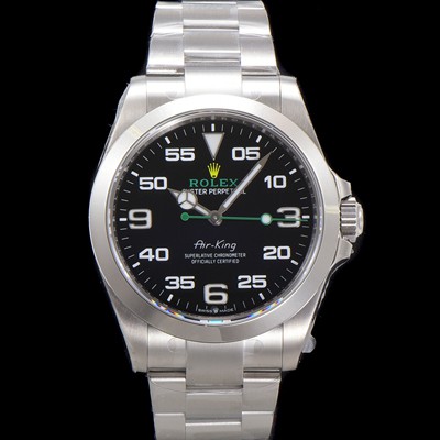 SA급 로렉스 남성용 신형 에어킹 M126900-0001 오이스터 워치 오토매틱 3230 타입 블랙 다이얼 ROL0513 xx