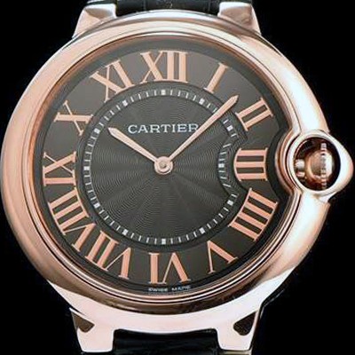 SA급 까르띠에 남성용 발롱블루 W6920089블랙 다이얼 로즈골 CAR0031 xx