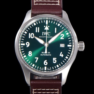 SA급 아이더블유씨 남성용시계 1:1수제공정형 마크18 !! 파일럿 IW328205 마크18 오토매틱 32111타입 40mm 가죽줄 그린다이얼 iwc9264 xx