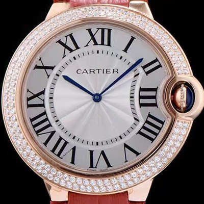 SA급 까르띠에 남성용 발롱블루 W6920054화이트 다이얼 스위스 쿼츠 무브먼트 CAR0005 xx