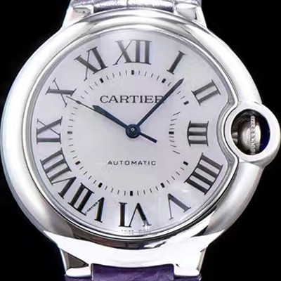 SA급 까르띠에 남성용 발롱블루 WE902075화이트 다이얼 오토매틱 무브먼트 CAR0004 xx