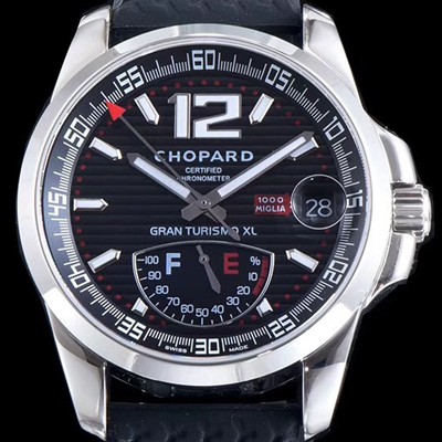 SA급 쇼파드 남성용 클레식 레이싱 밀레 밀레밀리아 1000 모델 블랙 다이얼 ETA 2824-2오토매틱 무브먼 CHO0204 xx