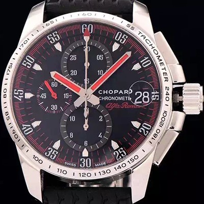 SA급 쇼파드 남성용 쇼파드 밀레 미그리아 GT XL 크로노 알파 로메오한정판 모델 블랙다이얼 CHO0411 xx