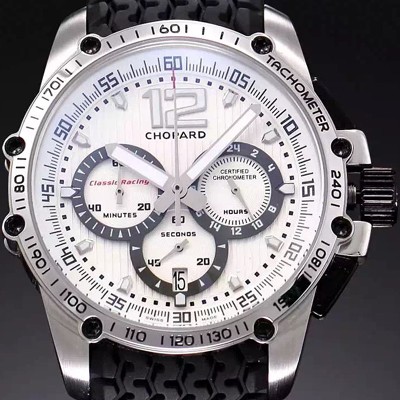 SA급 쇼파드 남성용 클랙식 레이싱 화이트 다이얼 HAP4223 xx