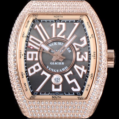 SA급 프랭크 뮬러 남성용 마스터 컴플리케이션 V45 SC DT YACHTING 5N 뱅가드 요팅!! 일본산 최상급 퀄리티의 쥬얼셋팅 케이스 그레이&골드 다이얼 스위스 ETA 2824-A2오토매틱 FRA0411 xx