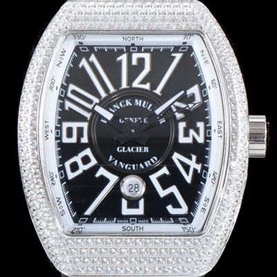 SA급 프랭크 뮬러 남성용 마스터 컴플리케이션 V45 SC DT YACHTING 5N 뱅가드 요팅!! 일본산 최상급 퀄리티의 쥬얼셋팅 케이스 블랙&화이트 다이얼 스위스 ETA 2824-A2오토매틱 FRA0414 xx