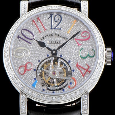 SA급 프랭크 뮬러 남성용 Men's 컴플리케이션 7008 T 뚜르비용 브릴리언트 컷 다이아몬드 풀 셋팅 아시안 투어빌론 탑재 FRA0200 xx