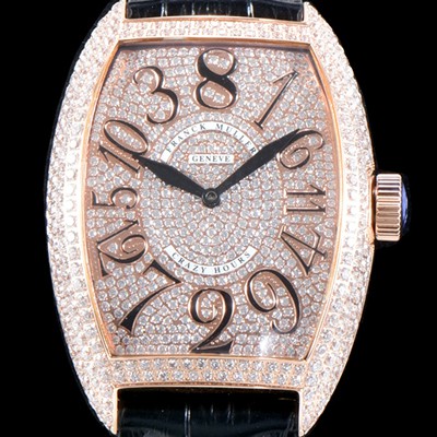 SA급 프랭크 뮬러 남성용 크레이지 아워스 8880 CH 풀 다이아셋팅!! 18K 로즈골드 오토매틱 무브먼트 FRA0410 xx