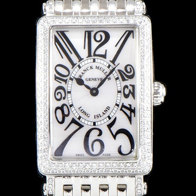 SA급 프랭크뮬러 여성용 롱아일렌드 952 QZ 컬력션 쥬얼셋팅 케이스 화이트 썬더스트 다이얼 스위스 쿼츠 무브먼트 FRA0425 xx