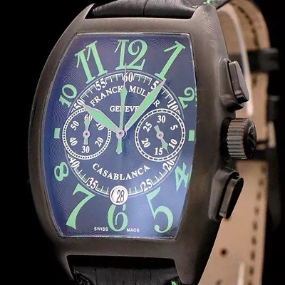SA급 프랭크 뮬러 남성용 카사블란카 크로노 블랙 다이얼 FRA4250 xx